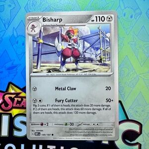 bisharp (149/197) - common — pokémon: obsidian flames